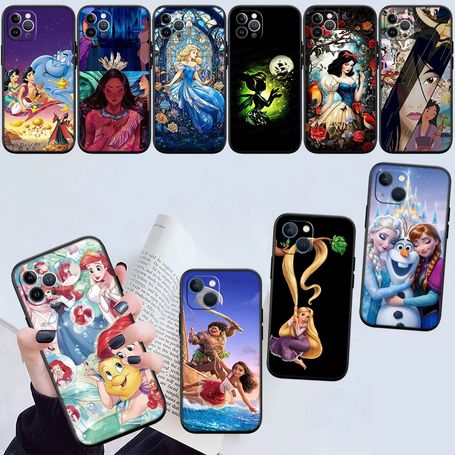 DS12 Princess Disney Phone Case for Samsung Galaxy A11 A12 A13 A15 A52S A53 A55 A56 A70 A71 A72 A73 F06 F16 F56 S10 Plus S10e