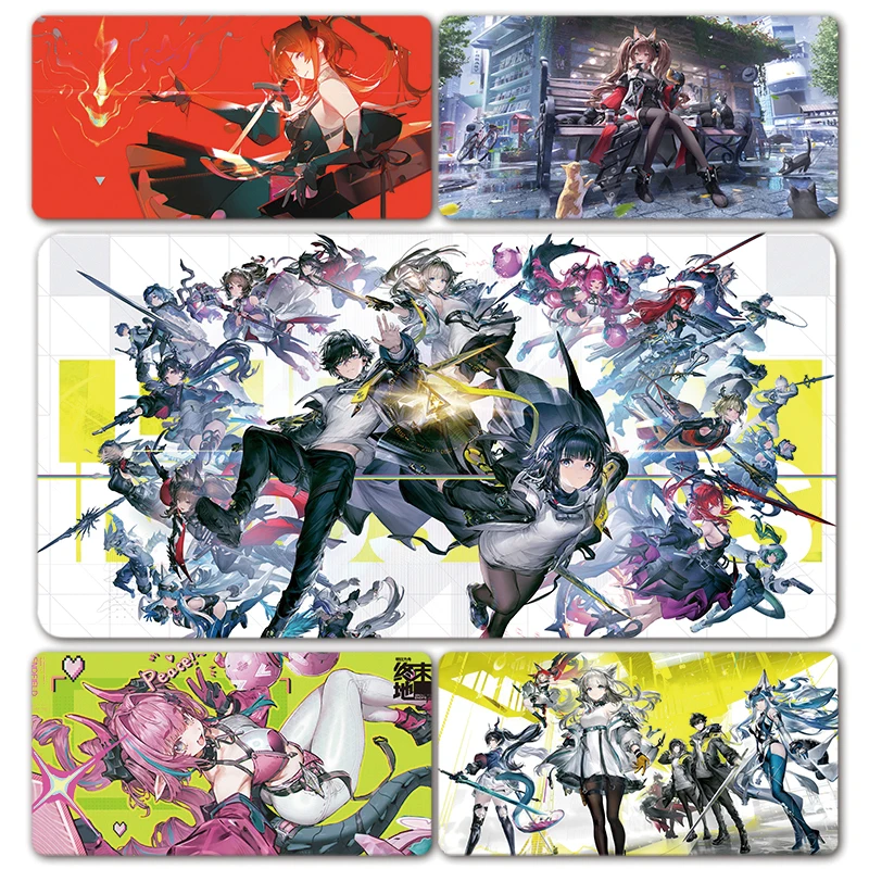 Video Games Arknights Endfield Chen Qianyu Ember Laevatain Yvonne Gilberta Endministrator Mouse Pad Mousepad XXL Desk Mat