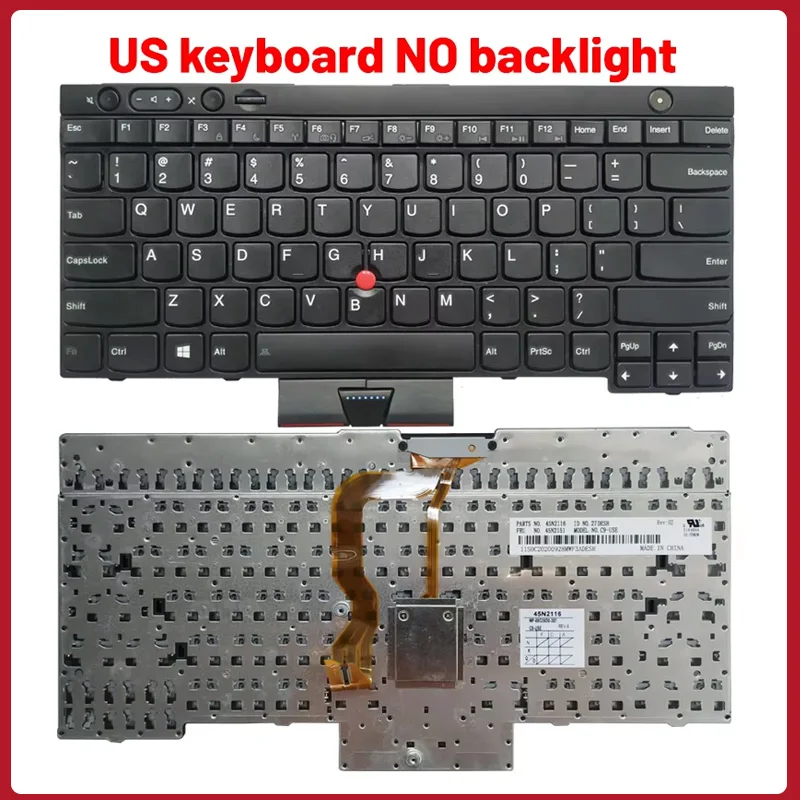 Russian/US/Spanish/Latin Laptop Keyboard FOR THINKPAD T530 T530i T430 T430s T430I X230 W530 L430 L530