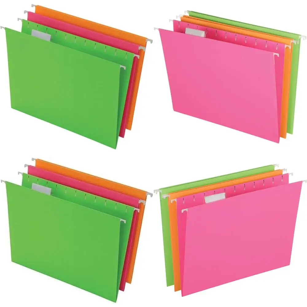 

светящиеся подвесные папки для файлов, размер буквы, в ассортименте, упаковка из 12 штук (81670)