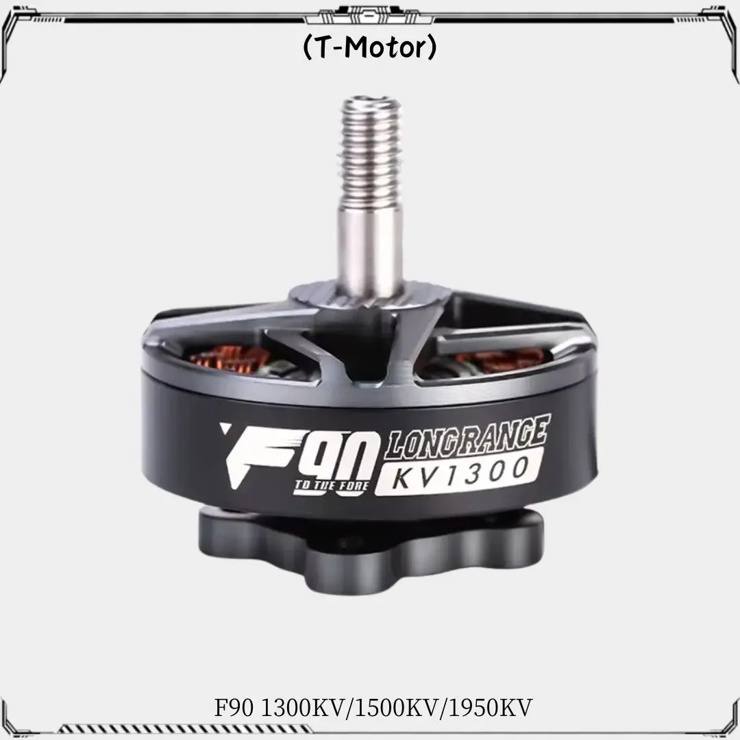 T-MOTOR F90 2806,5 1300KV 1500KV 1950KV 5-6S Motor sin escobillas de largo alcance para RC FPV Racing Freestyle 5/6/7 pulgadas Drones de largo alcance