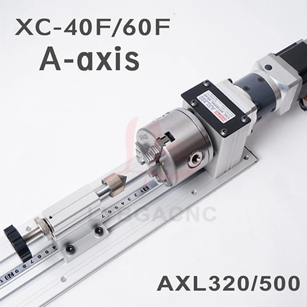 3040 1.5KW Milling Machine 3/4 Axis Square Rail Engraving Cutting for Wood Metal Air Cooling Engraver XC-40F Cutter Carving Tool