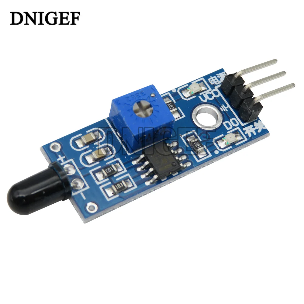 DNIGEF 1 PCS IR Flamme Sensor Modul Detektor Smartsense Für Temperatur Erfassen Geeignet 3Pin