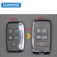Modified Upgrade Smart Car Key Shell Case For Land Rover Range Sport Evoque For Jaguar F-TYPE XF XK Replacement Key Cover