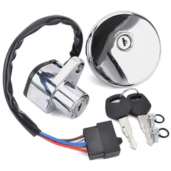Fuel Gas Cap Ignition Switch Seat Lock Key For Kawasaki EN500 VN800 Vulcan 500 800 Classic Drifter LTD 2001-2009 27005-1188