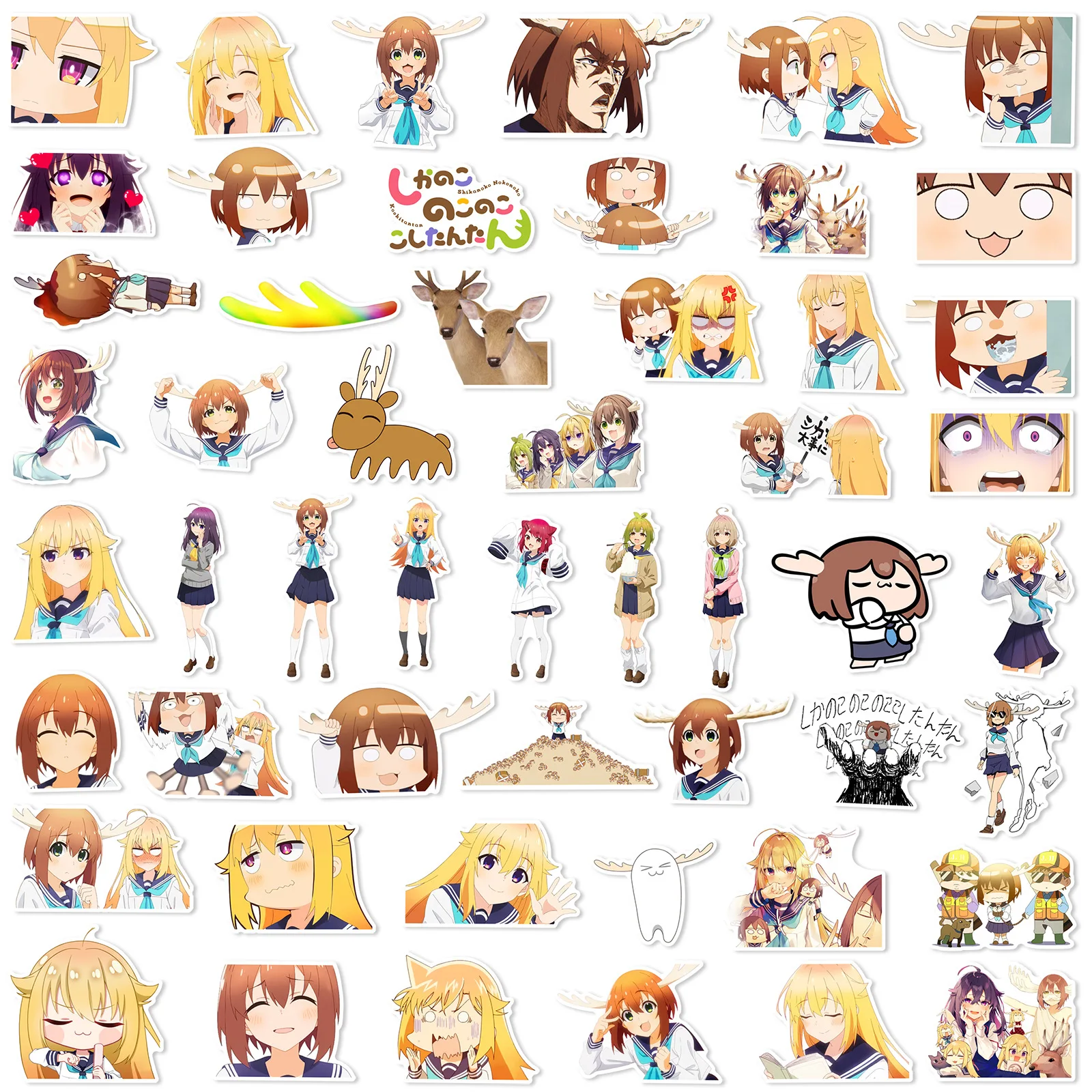 10/30/50 Stuks Mijn Hertenvriend Nokotan Stickers Cartoon Stickers Anime Sticker Kinderen Speelgoed Plakboek Bagage Laptop Telefoon Fiets Skateboard