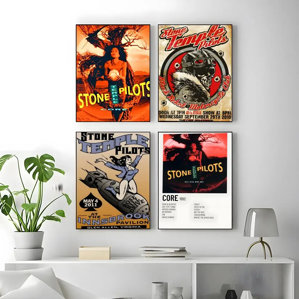 S-Stone Temple Pilots Poster Classic poster and wall art prints are suitable for living rooms, bedrooms,and home