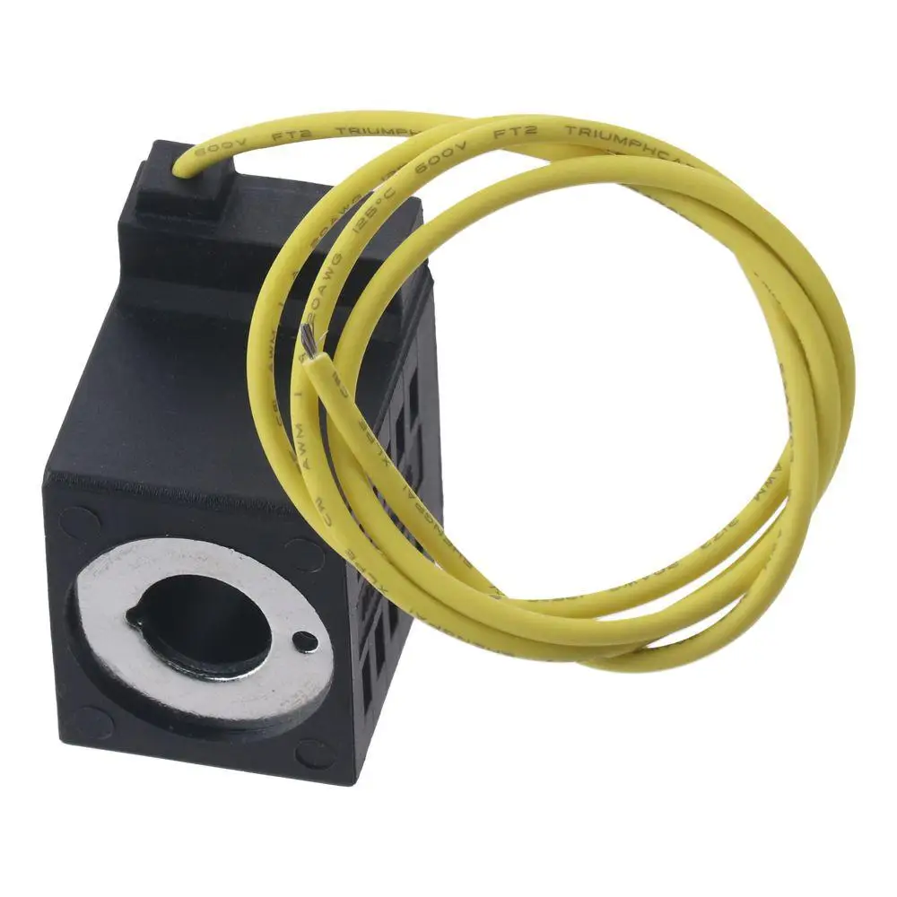 10V DC 10226-08 25W pojedynczy przewód zasilający cewka metalowy ABS elektromagnes hydrauliczny pasujący do trzpienia zaworu serii 08 80 88 98