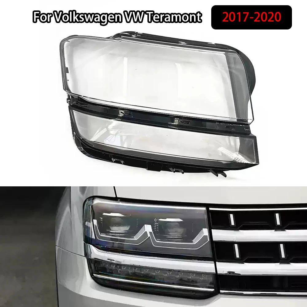 

Headlight Cover Headlamp Shell Lens Lampshade For Volkswagen VW Teramont 2017-2020 Transparent Shade Mask Plexiglass