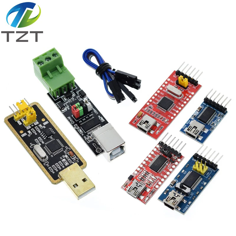 Базовая плата коммутатора FT232BL FT232RL FTDI FT232 USB к TTL 5 в 3,3 В отладчик, кабель для скачивания в модуль последовательного адаптера для Arduino