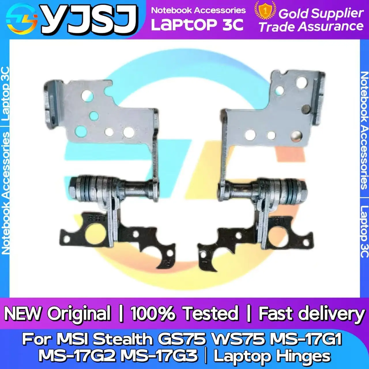 

Новые оригинальные петли для ноутбука MSI Stealth GS75 WS75 MS-17G1 MS-17G2 MS-17G3, встроенные левые и правые петли для ЖК-экрана