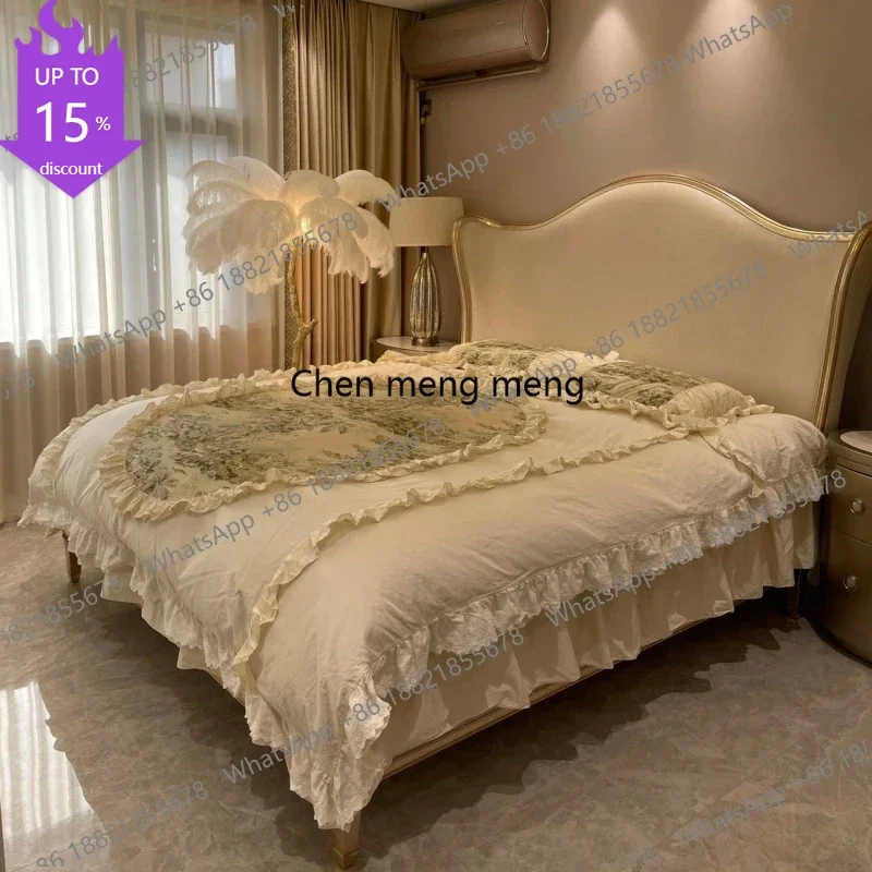 

B182 Frame Safe Bed Comfortable Space Saving Multifunctional Modern Platform Wooden King Size Bed Children Cama Hotel Furniture
