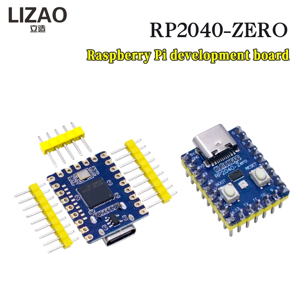 LIZAO For Raspberry PI RP2040-Zero microcontroller development board PICO motherboard dual core processor mini microcontroller