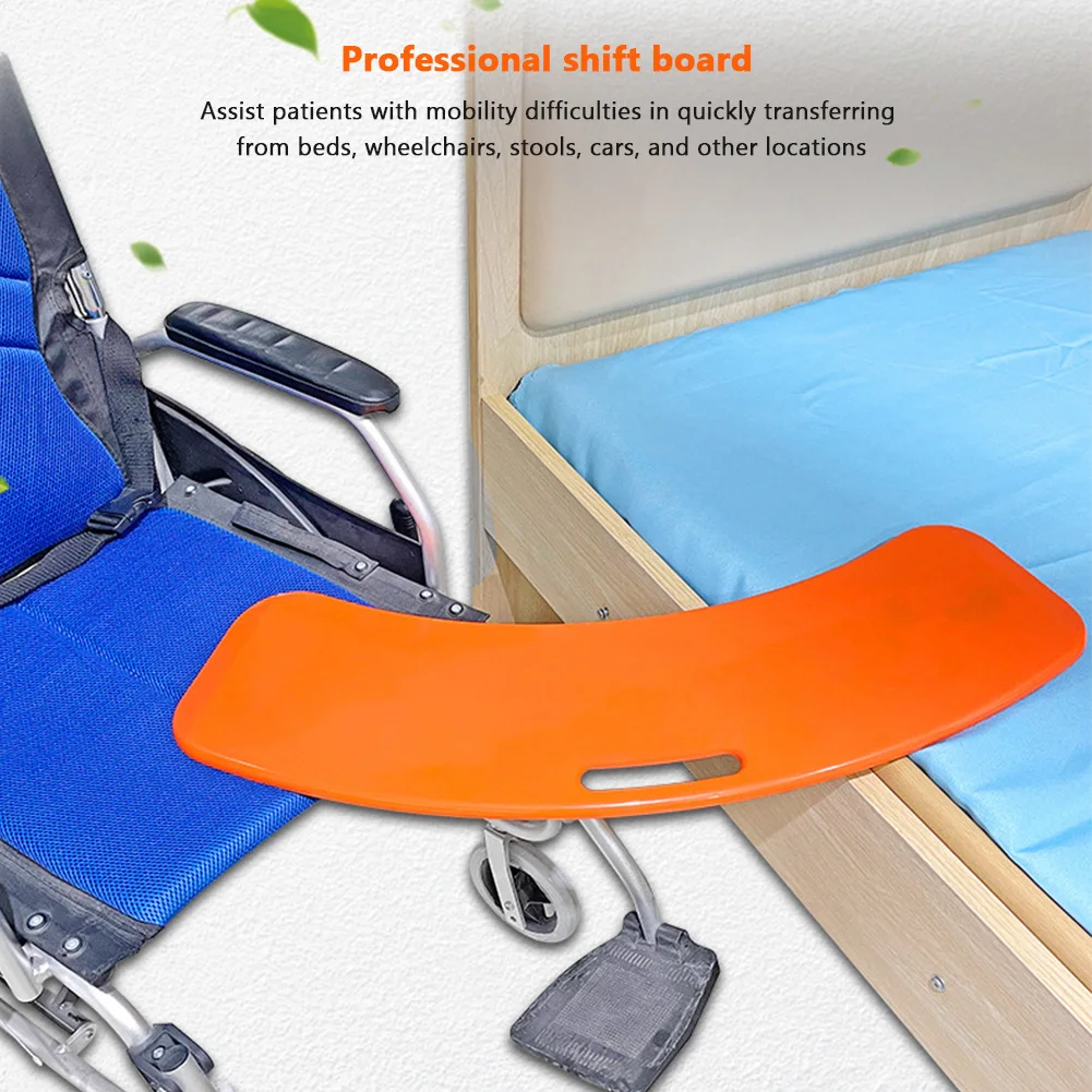 لوحة نقل المريض سعة تحمل سميكة 150 كجم لوحة نقل منزلقة مقاومة للماء لجهاز مساعدة الشريحة المنزلية في المستشفى
