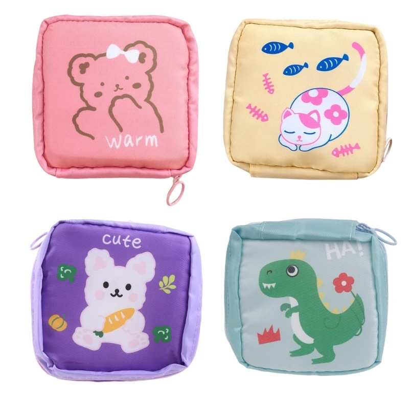 

Sanitary Napkin Storage Bag Portable Mini Small Bags Monthly Coin Purse for Women Girls