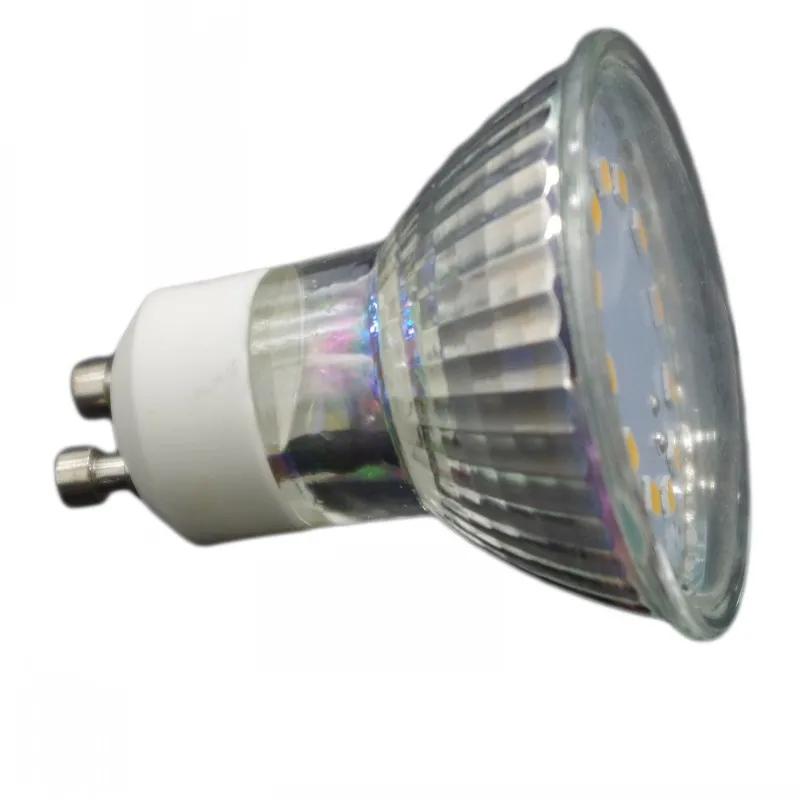 Imagem -05 - Vidro Cerâmico Holofotes Lâmpadas Lâmpada Led Branco Quente Smd2835 3w Ac230v Gu10 220v ca 3000k 4000k Ra80 Atacado