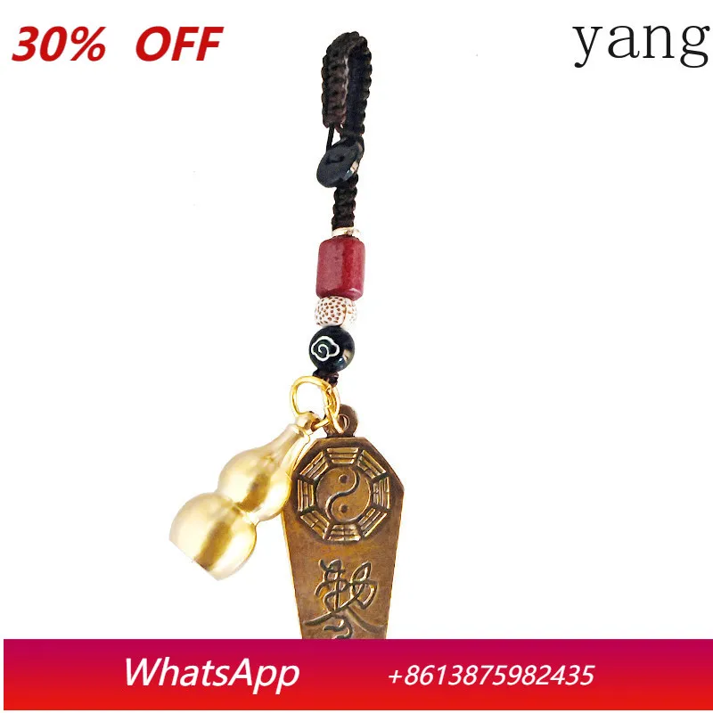 CX zodiac lucky transfer safety amulet keychain