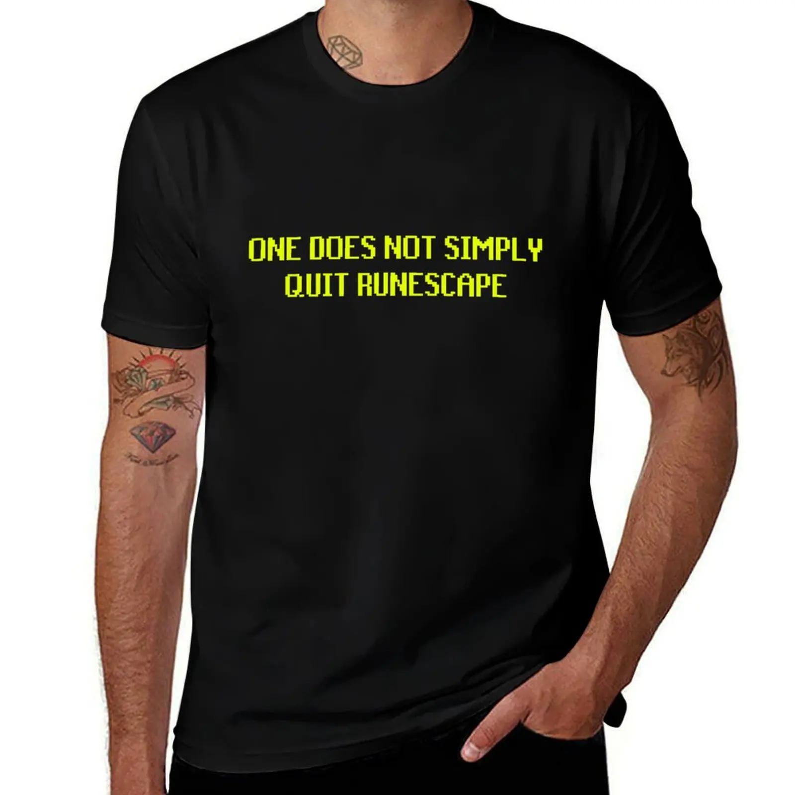 

One Does Not Simply Quit Runescape T-Shirt shirts graphic sublime clothes mens t shirts pack