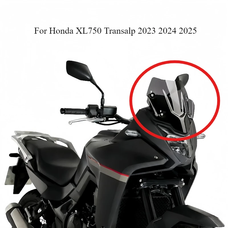 Motorcycle Front Windshield Windscreens Wind Deflectors Front Spoiler Aerodynamic For Honda XL 750 XL750 Transalp 2023 2024 2025 image 3