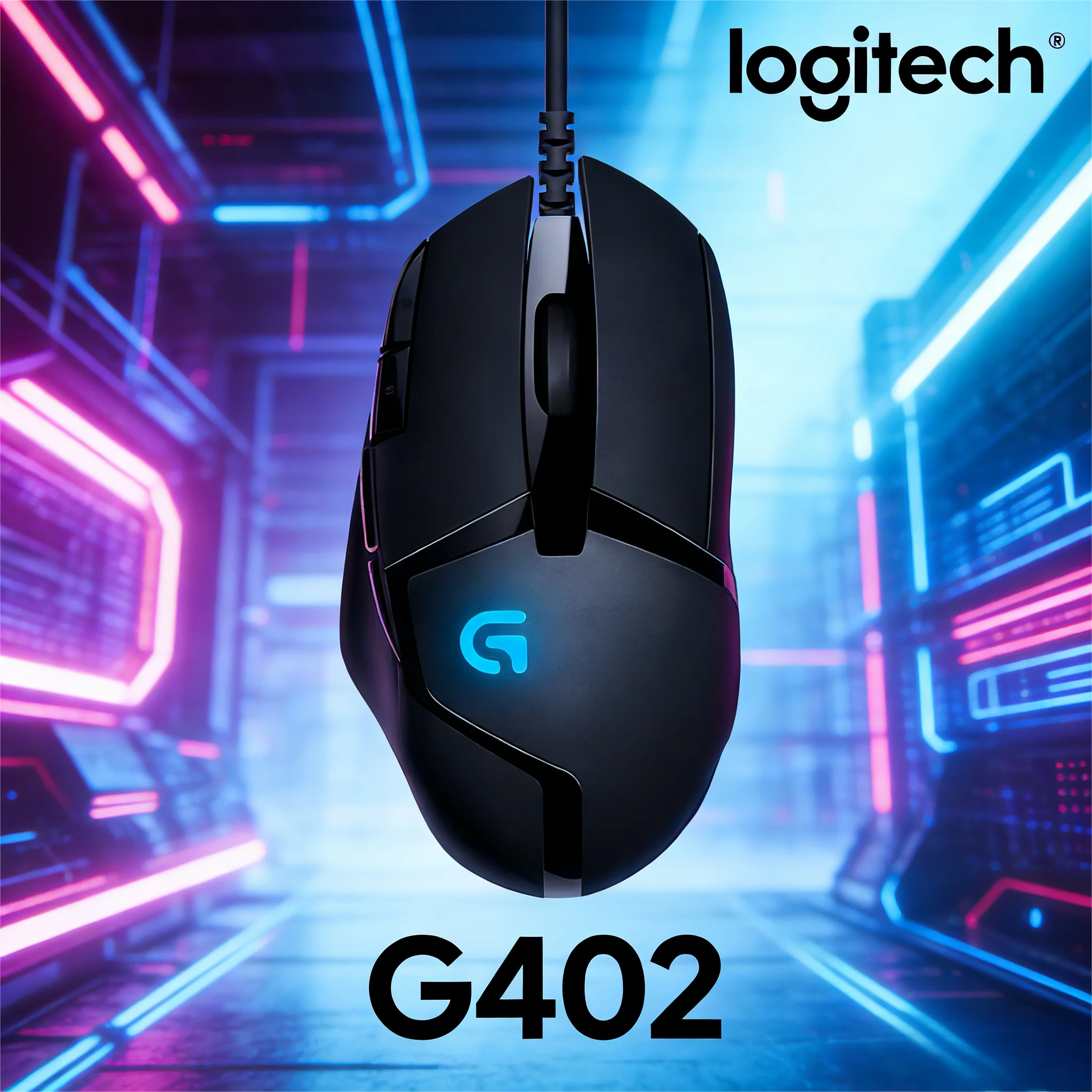 

Logitech G402 Hyperion Fury | Проводная мышь для игр и работы, суперэкономичная