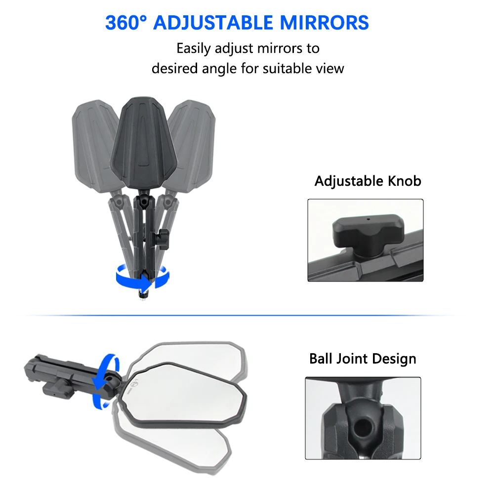 For BMW R1250GS ADV S1000XR F800GS F850GS F750GS G310GS R1200GS NEW Side Rear View Mirror Rearview Mirror R1300GS F900GS F450GS view 4