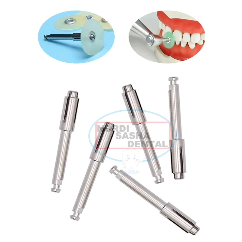 

10Pcs Dental Mandrel Stainless Steel Sof Lex Flexi Disc Fit RA Shank Clip Rotary Tool Low Speed Elbow Sanding Mandrel Handle