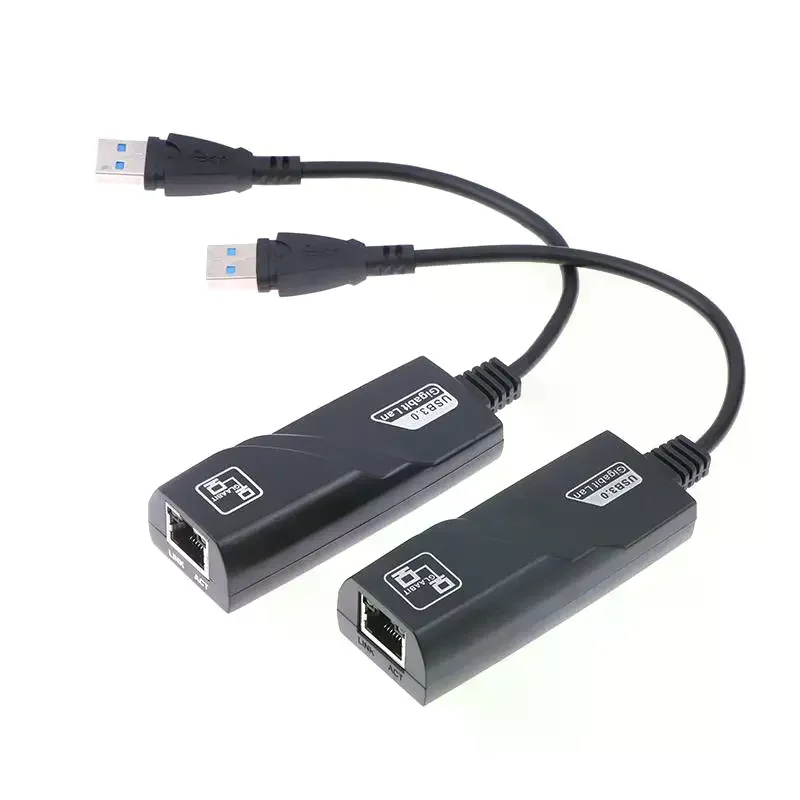 Network Adapter USB3.0 to RJ45, Ethernet LAN RTL8153, High Speed 100/1000Mbps for MacBook and Windows Laptop