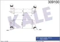 Store code: 020 CAC130 for TURBO INTERCOOLER radiator COURIER 14 / FIESTA 13 / B MAX 12 / 1,0 ECOBOOST