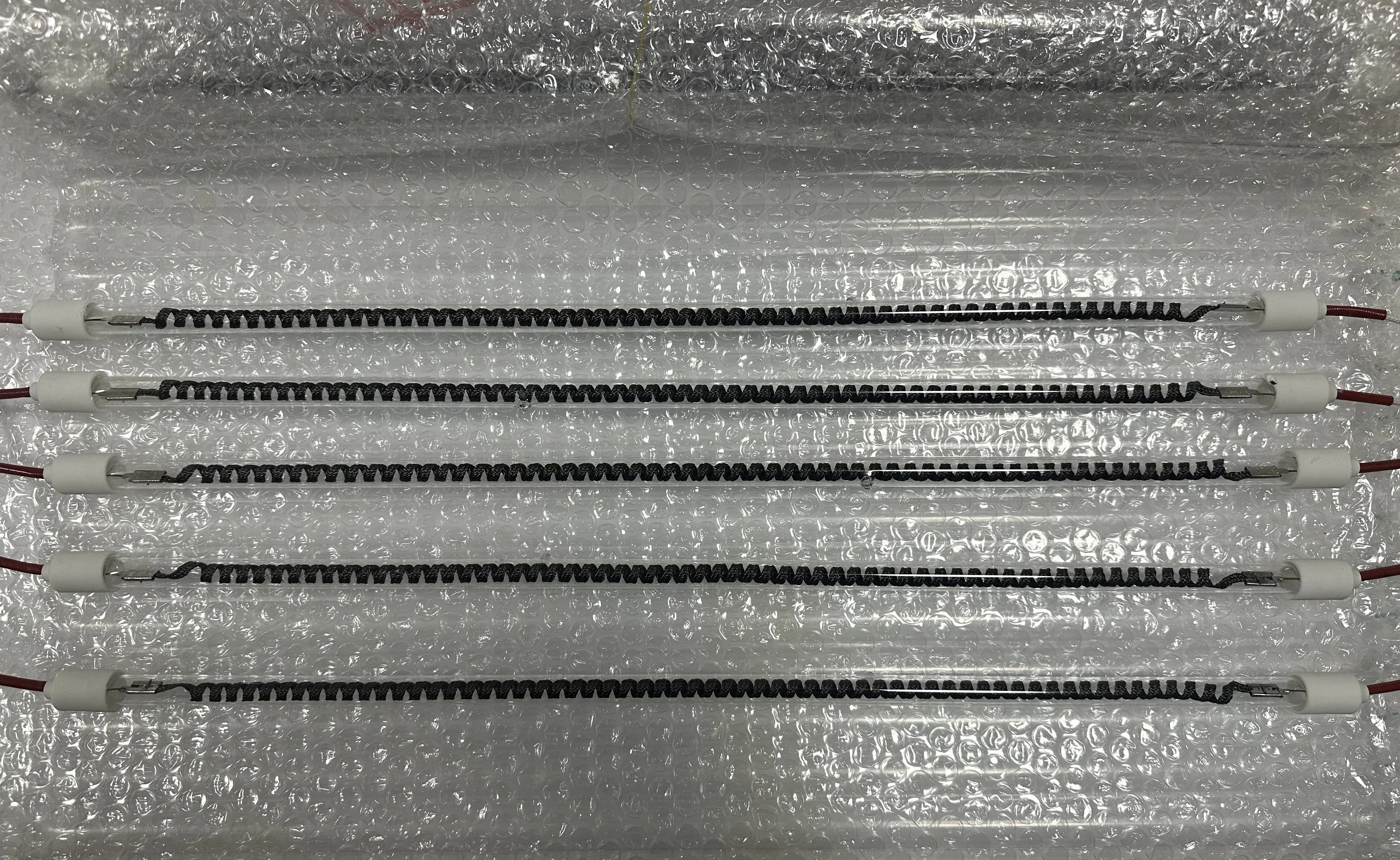 Brand new and original 110V 1000W  Carbon Fiber Heating Pipe Tube Far Infrared Quartz Oven Heating Tube  5pcs