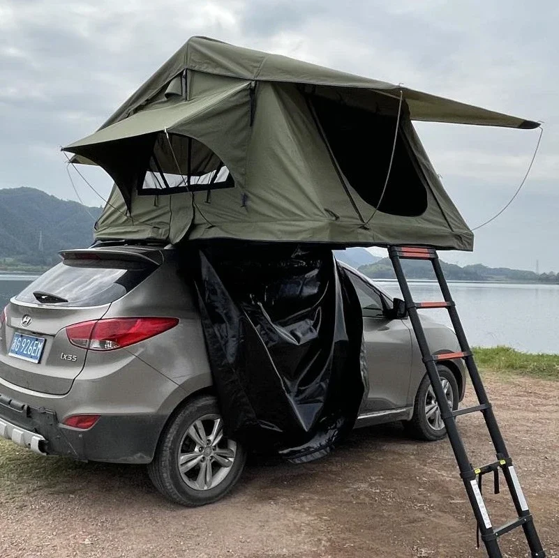 High Quality Vehicle Suv Car Truck Buy Rooftop Canvas Soft Lightweight Roof Top Tent Tente De Toit 1-2 Person