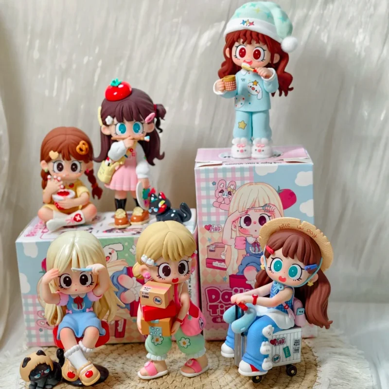 

Milay Girls третьего поколения, серия «Ленивое время», слепая коробка, фигурка ручной работы, настольный милый орнамент, подарок для женщин, аниме-куклы, подарок