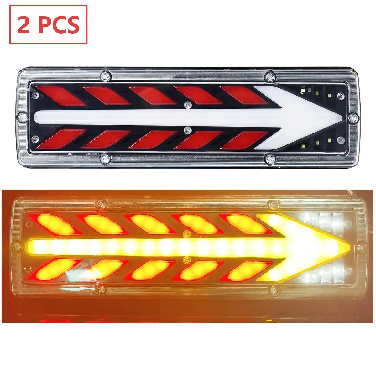 

Brake Lamp LED Tail Light For Towing For Night Driving 30*8.9*1.6cm Brake Light Function Reverse Light Function