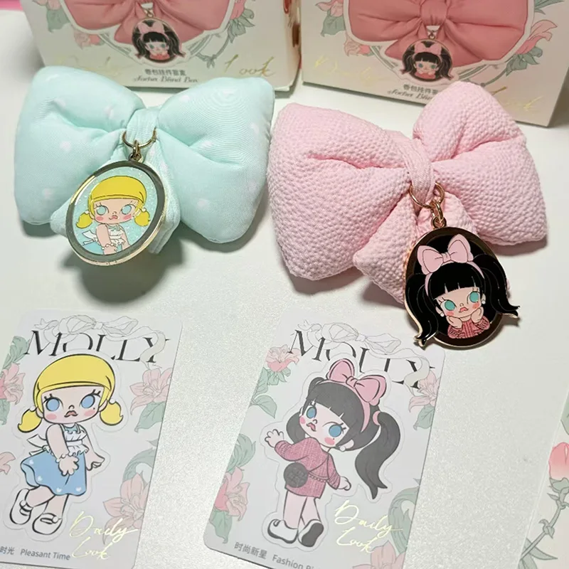 

Popmart Molly Daily Look Series Fragrant Bag Pendant Trendy Blind Random Box Mystery Box Guess Bag Action Figure Surprise Gift