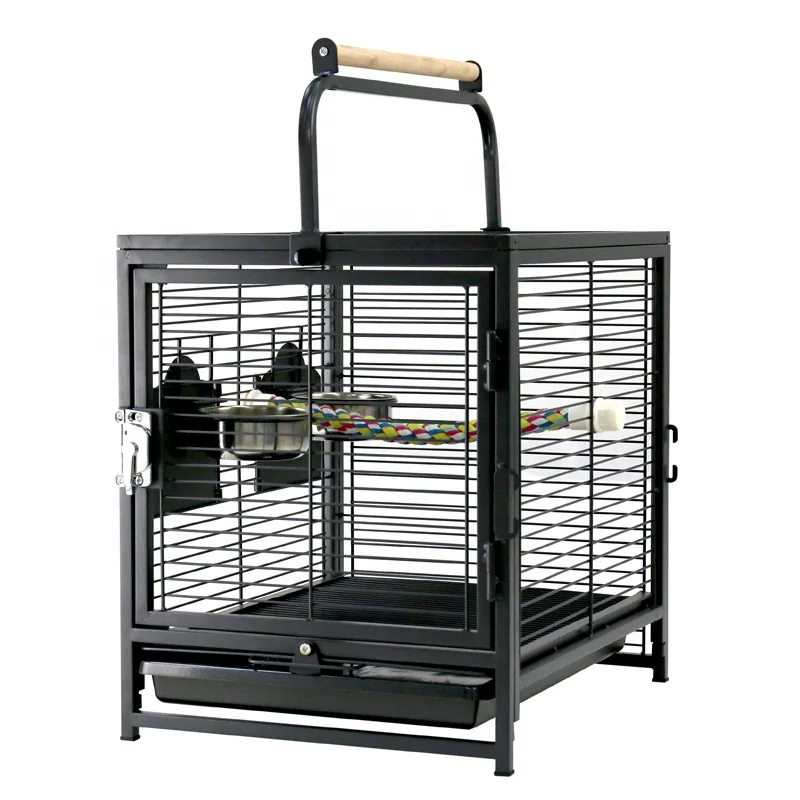

Custom Parrot High-quality Home Iron Bird Cage Pearly Bird Cage Tiger Skin Phoenix Peony