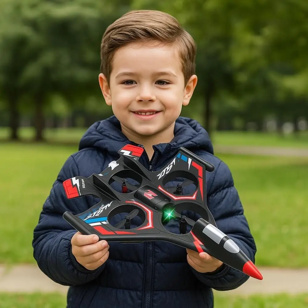 

EPP Foam Remote Control Foam Fighter RC Drones Rechargeable Four Motor Helicopter Toy 2.4G Stunt Portable RC Hobby Jet Plane