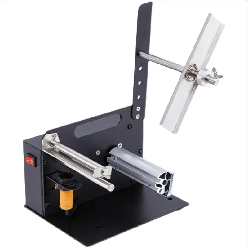 D42 Optical Fiber Sensor label stripping  machine ,non -drying, transparent label fully automatic separation label machine