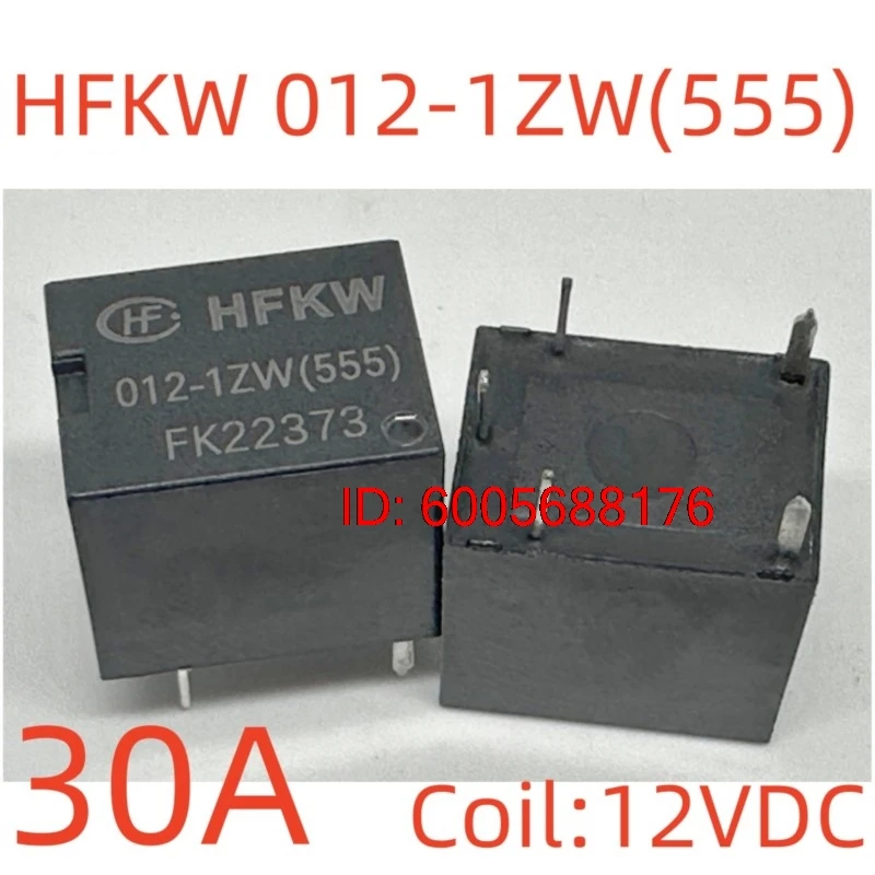 10PCS New HFKW 024-1ZW ; 006-1ZW-L ; 012-1ZW ; 012-1ZW(555) ;  (T78C-30A) Relay 5pins