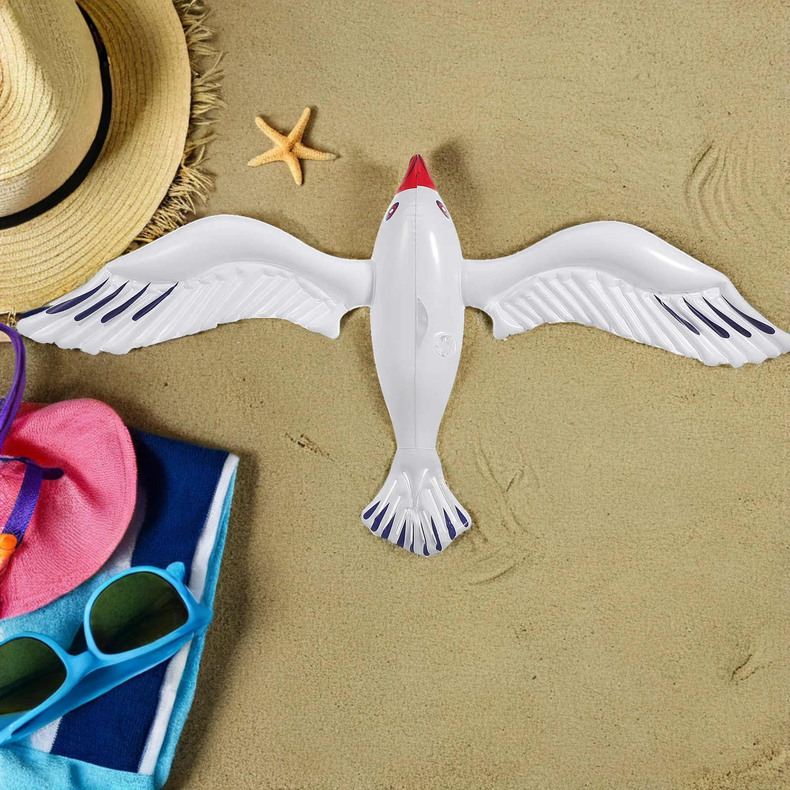 

6 Pcs Seagull Water Balloon PVC Floaty Swimming Pool Kids Inflatable Toys Beach Party Kids Toy Large Size Lightweight