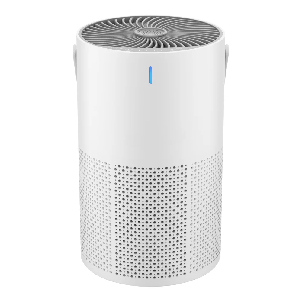 Smart Commercial Portable Air Purifier With Uvc True H14 Hepa Filter Super Large Air Volume For Office School Hotel Hospital