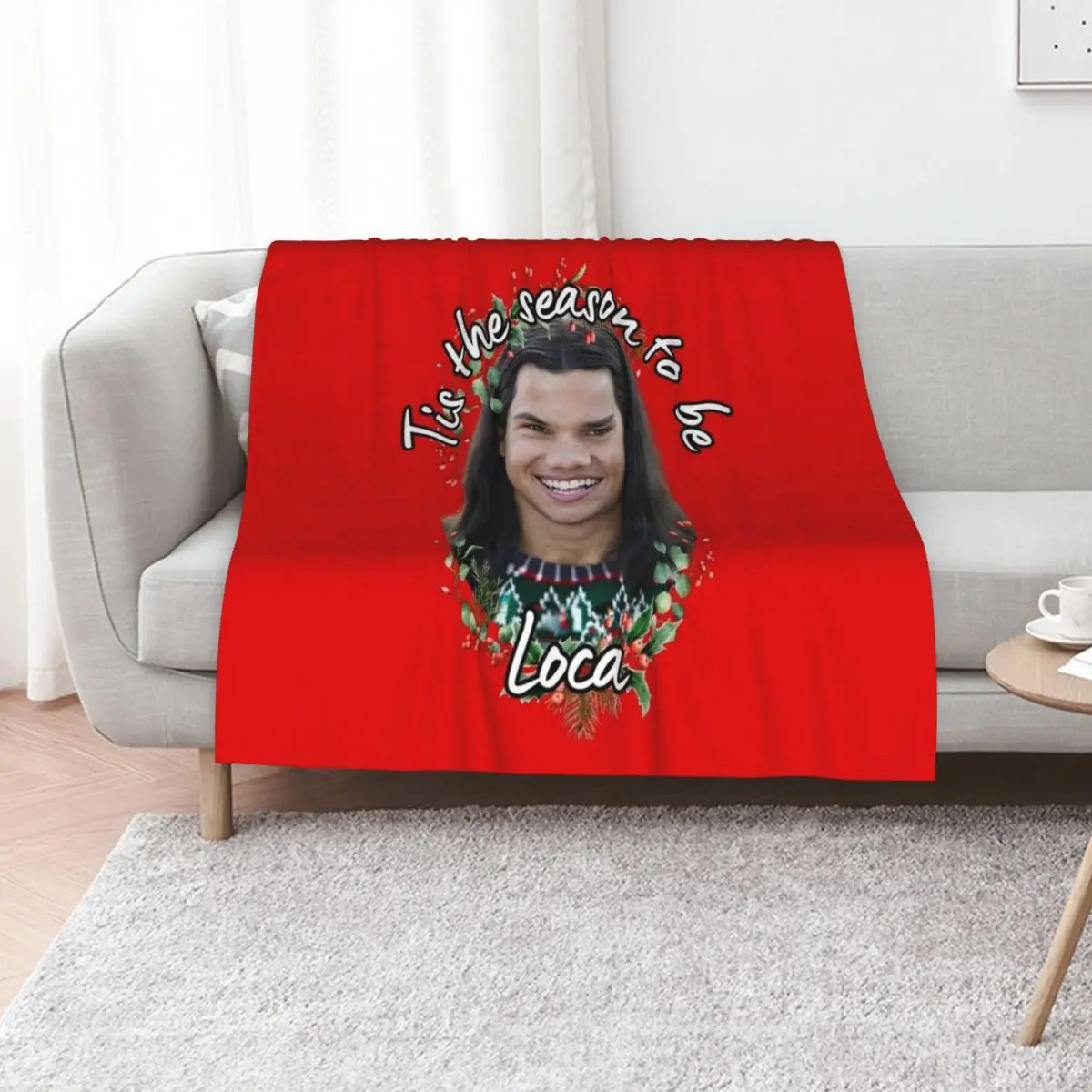Twilight Meme - Tis The Season To be Loca Seasonal Jacob Throw Blanket For Decorative Sofa Summer Beddings Warm Thermal Blankets