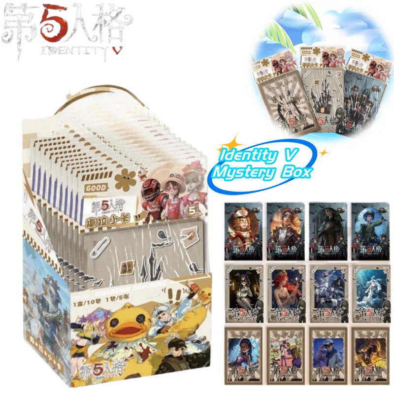 

Identity V Hearing Impaired Perfumer Seer Gardener Blind Box Creative High-value Cartoon HD Polaroid Blind Draw Collection Card