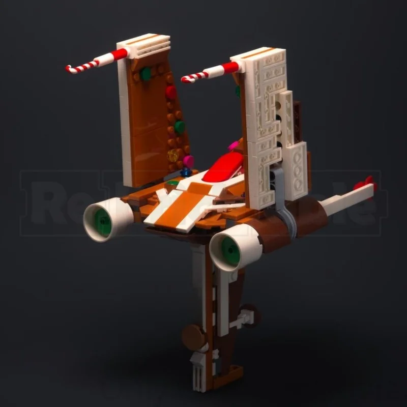 Space MOC-238322 Bouwstenen Peperkoek Space War Series Hot Movie Kerst Creatieve Baksteen Model Onderwijs Speelgoed Accessoires
