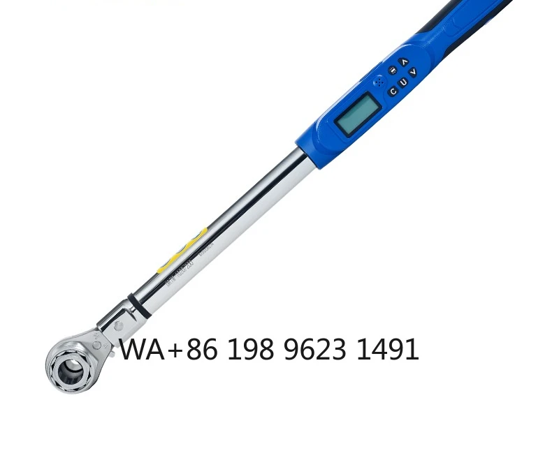 Portable digital torque wrench with ratchet structure, high accuracy design for DIY projects and routine vehicle maintenance