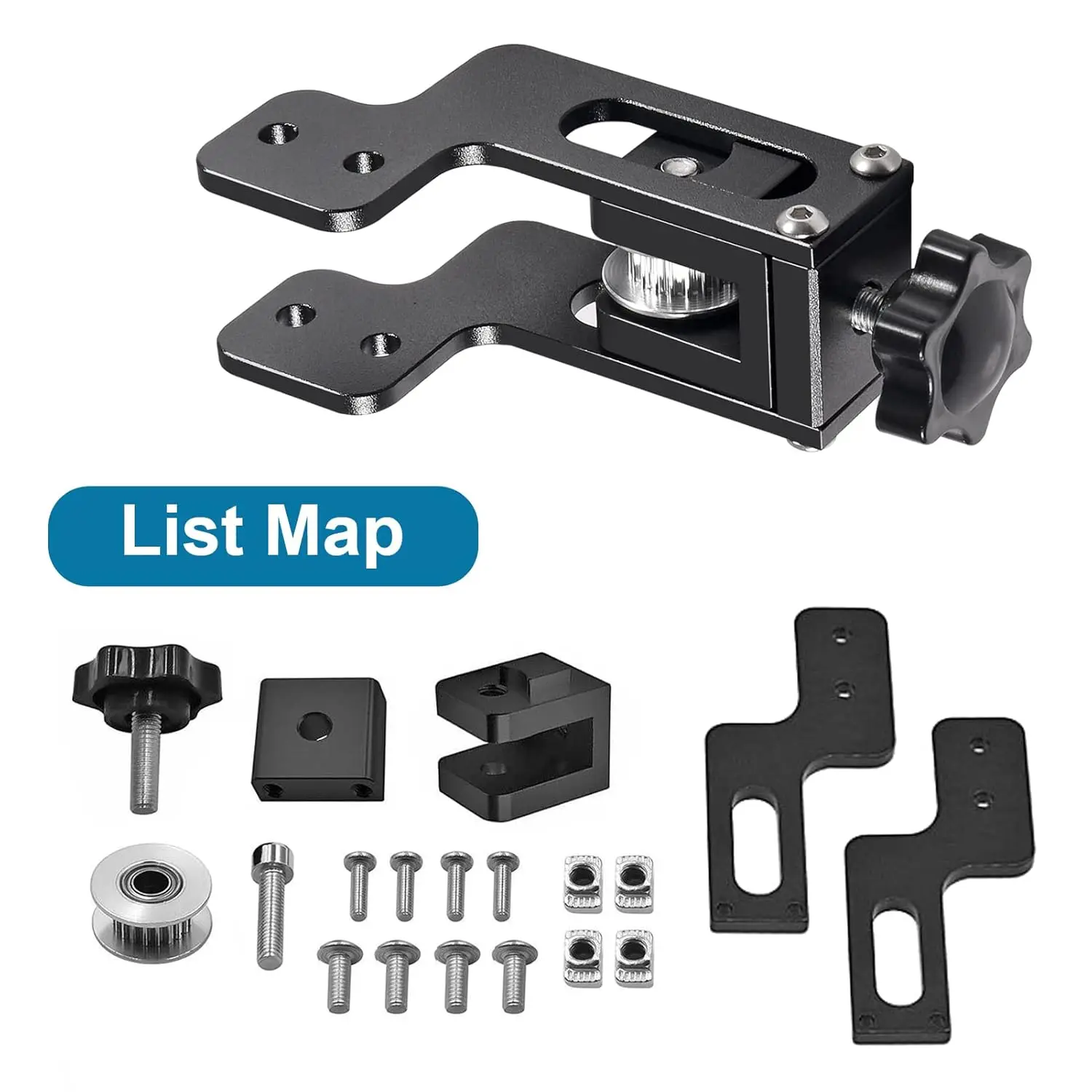 3D-Drucker 2020/2040 X- und Y-Achsen-Spannvorrichtung, Riemenspanner, Riemenspanner für Ender-3/3S/Pro/V2/CR-10/10S/10S Pro 3D-Drucker – Detail 3