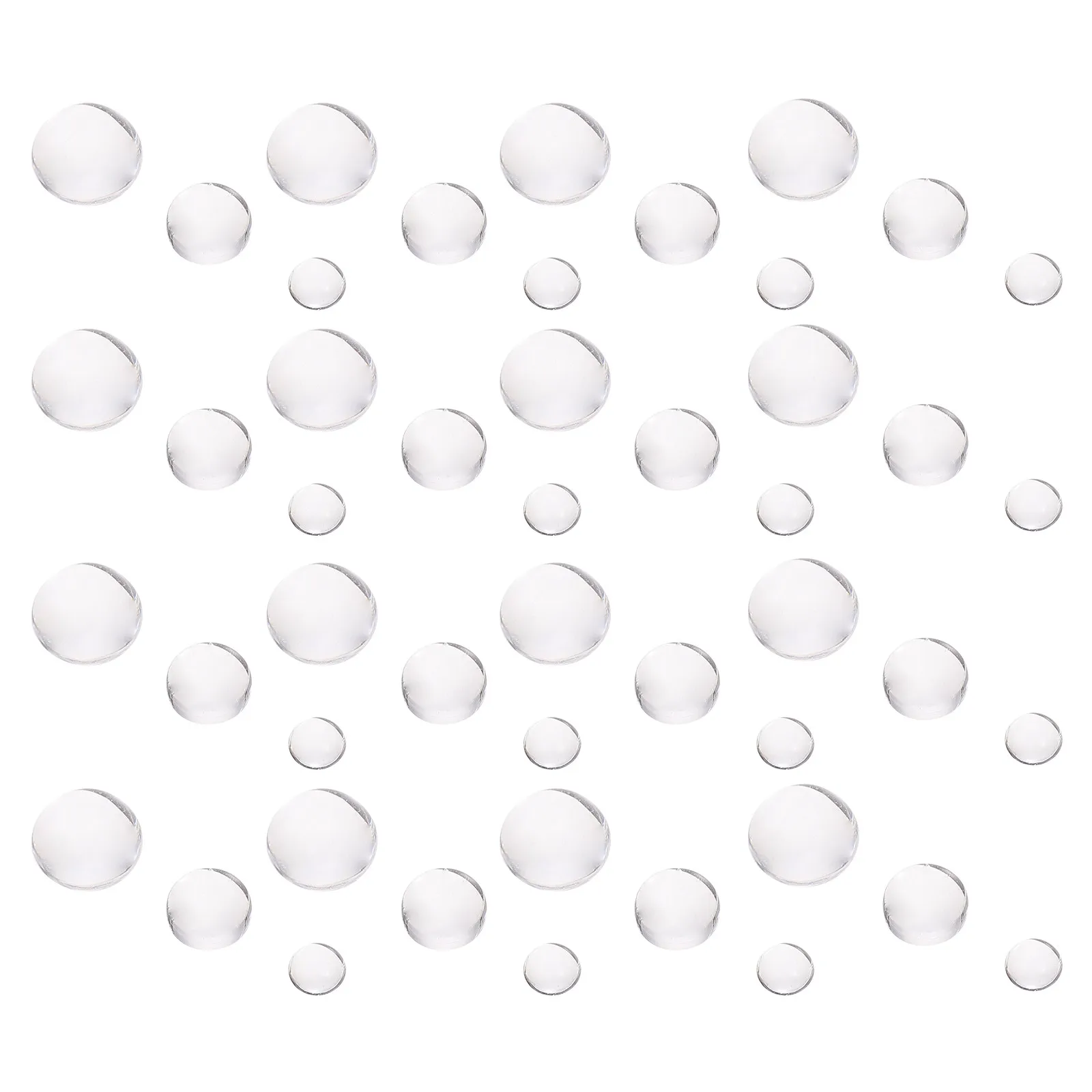 

350Pcs Flat Bottom Round Resin Dew Shape Patches DIY Card Decoration Stickers Phone Case Craft Supplies DIY Dew Shape Patches