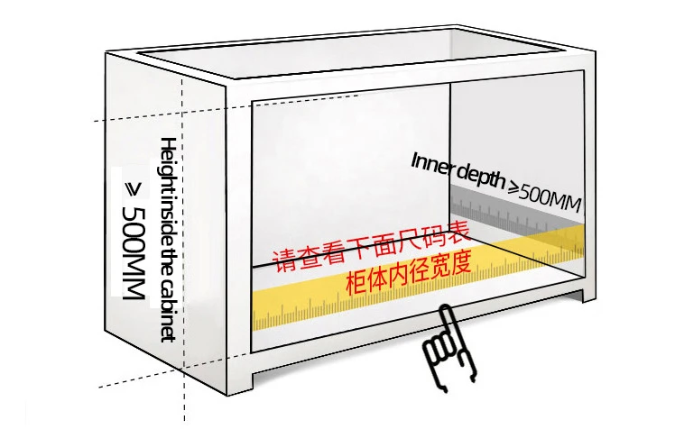 Aceitar armário superior de geladeira de cozinha de armazenamento duplo personalizado, cesta de elevação e puxar, armário de rack de armazenamento pull-down