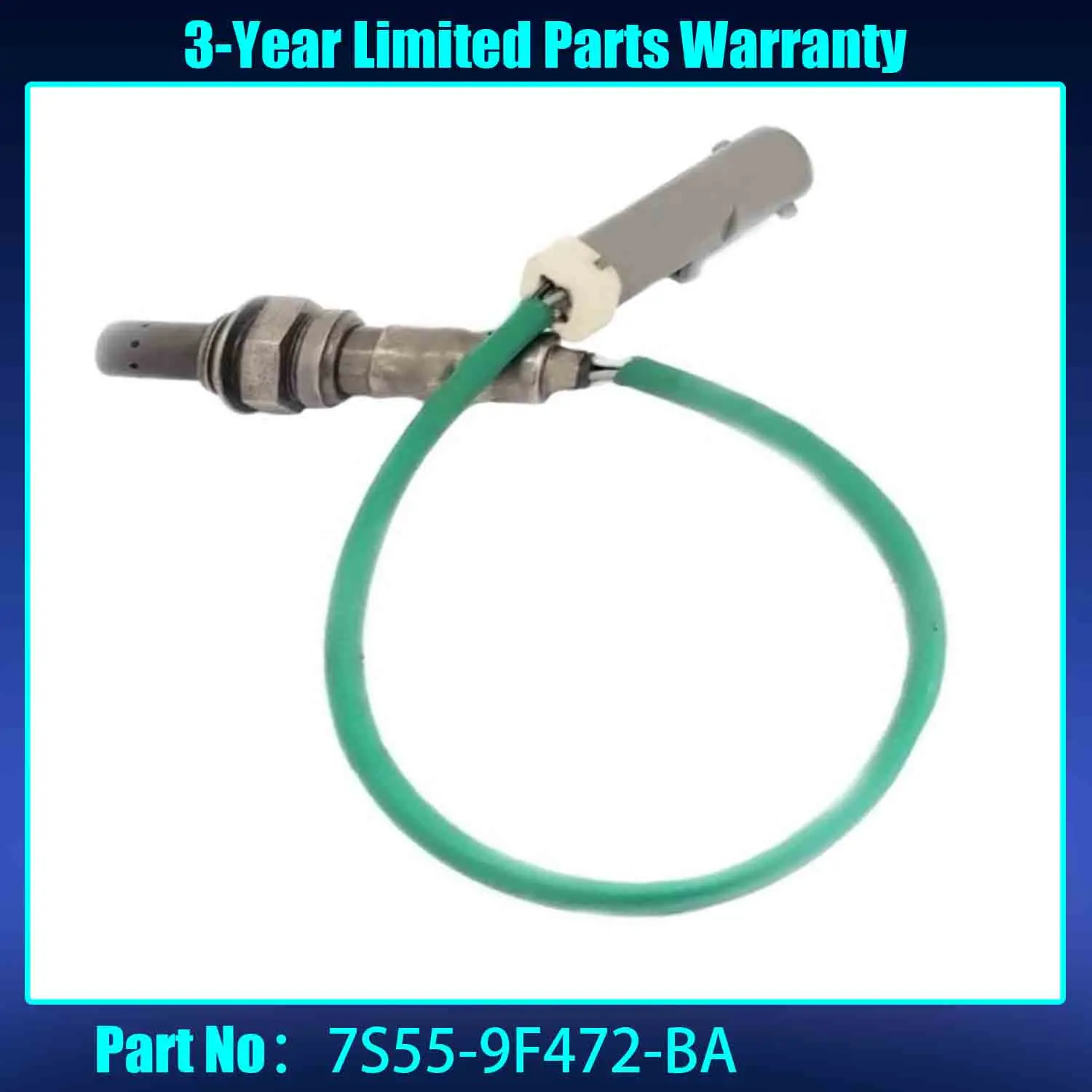 Лямбда-зонд 7S55-9F472-BA Датчик кислорода 02, совместимый с Ford Focus 1,6 Fiesta Ka Courier Ranger 7S559F472BA