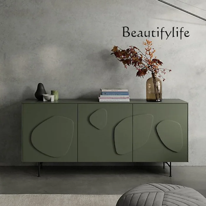 Matte paint locker creative personality dining side new house shoe cabinet bedroom decorative storage cabinet