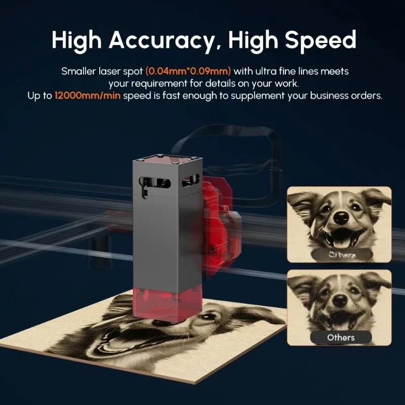 Mini 3D kleine DIY lasergraveermachine voor metaal, leer, glas, sieraden, hout, kristal, acryl, leer, plastic