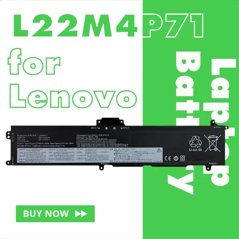 

Brand New Laptop Battery for Lenovo ThinkPad P16V Gen 1 2023 L22M4P71 L22C4P71